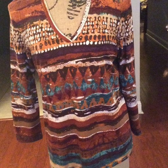 Chico's Tops - Chico’s southwestern t-shirt